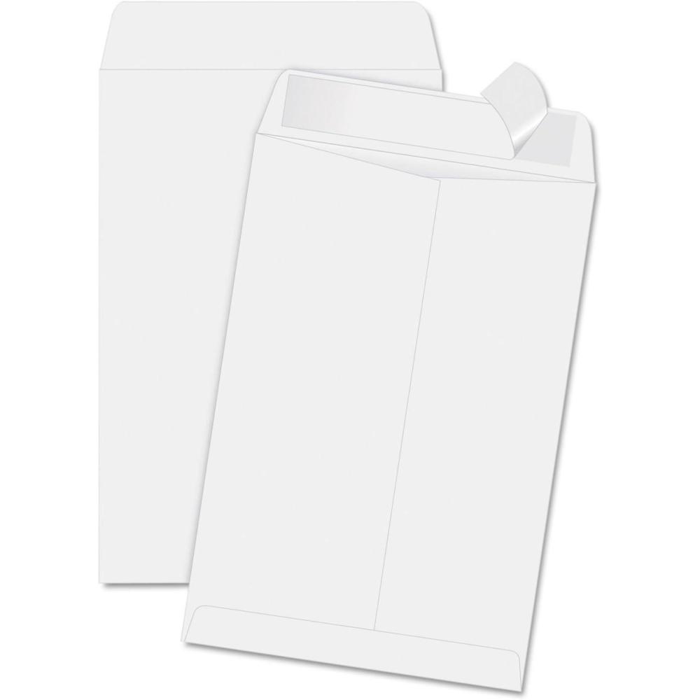 imageQuality Park 612 x 912 Catalog Mailing Envelopes RediStrip Self Seal Closure 28 lb White Wove Paper 100 per Box QUA44334