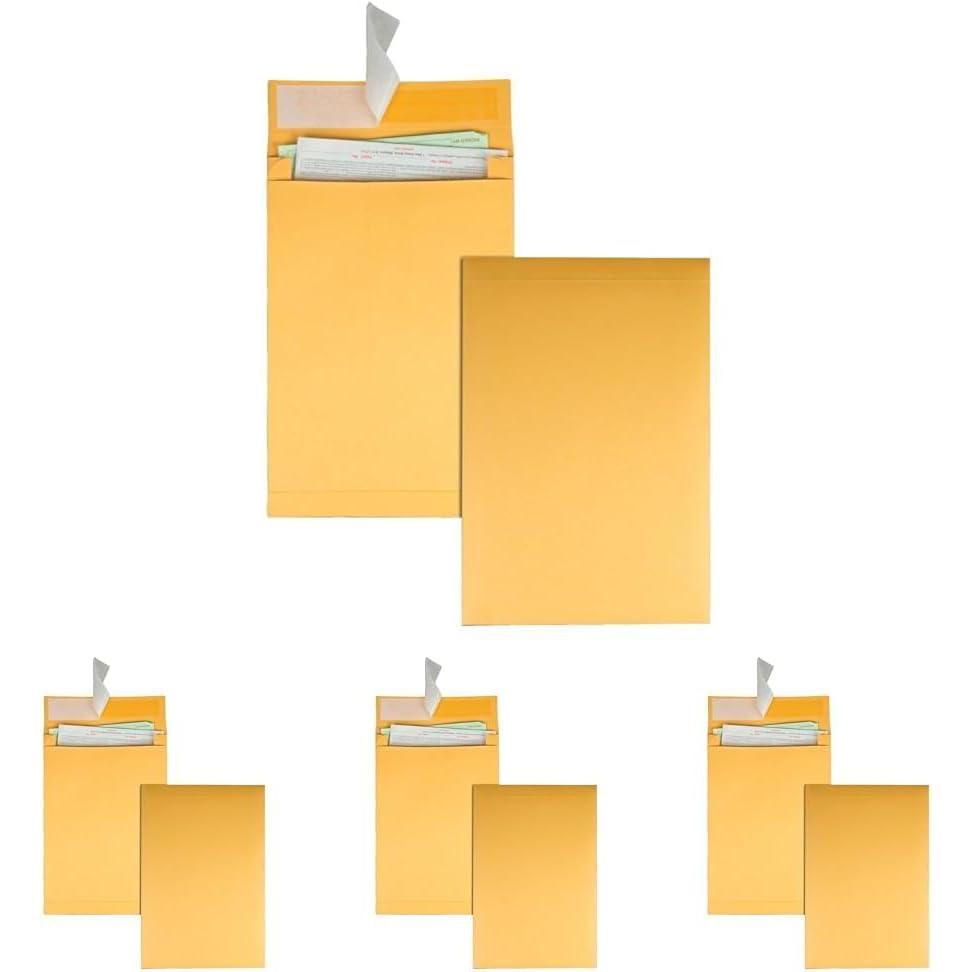 imageQuality Park Expansion Envelopes Plain 40 lbs 10 x 13 x 2 Inches 25 per Pack Kraft 93336 Light Brown10 x 13  2 Expansion Pack of 4