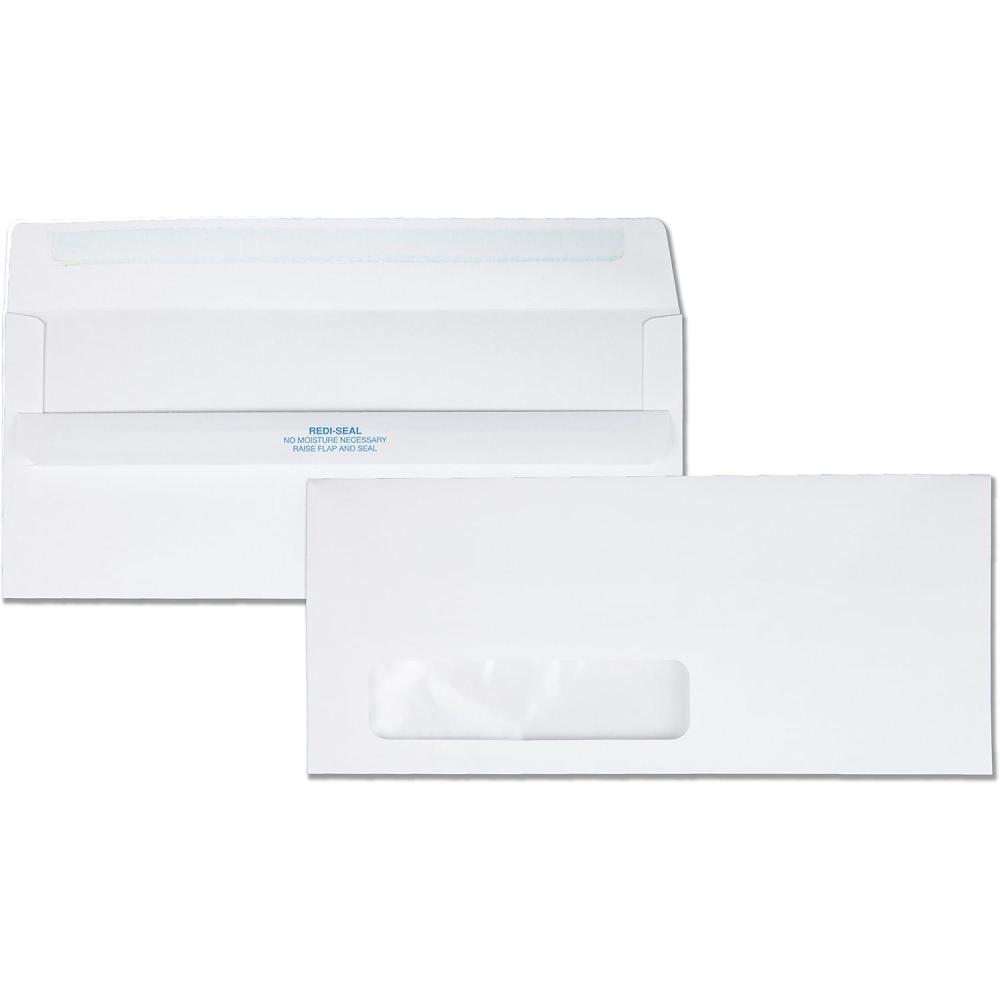imageQuality Park RediSeal Envelope Address Window 10 Commercial Flap RediSeal Adhesive Closure 413 x 95 White 500Box