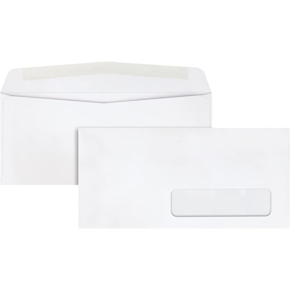 imageQuality Park RightWindow Envelopes 10 24lb Gummed White 500Box QUA21332418 x 912