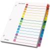 Cardinal OneStep Index System Numeric Paper Dividers, 10-Tab, White (CRD61013)(Multi-color)