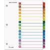 Cardinal OneStep Index System Numeric Paper Dividers, 10-Tab, White (CRD61013)(Multicolor)