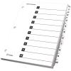 Cardinal OneStep Index System Numeric Paper Dividers, 10-Tab, White (CRD61013)(White)