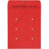Quality Park 1-Side Print Interoffice Envelopes, String-Tie, Red, 10 x 13, 100 per Carton, (63574)(Red)