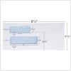 Quality Park #9 Security Envelopes, Double Window, Invoices and QuickBooks Statements, 3-7/8 x 8-7/8 Inches, Gummed, 24 lb White, 500/Box (QUA24527)(One Size (Pack of 5))