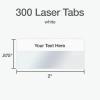 Redi-Tag Laser Printable Tabs, Permanent Index Tabs, Customizable Adhesive Labels, White, 2″ x 0.875″, 300 Per Pack (B39170)(300 Count (Pack of 10))