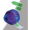 Redi-Tag “Sign Here” Page Flags with Dispenser, Blue Adhesive, Ideal for Office, School, and Home Organization, 1 Hand Dispenser with 120 Flags, 1.75″ x 0.6″ (B81034)(Light Green)