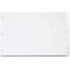 TOPS Cardinal 11×17 Write’n Erase Tab Divider, 5-Tab, White, (84270CB)