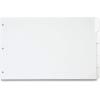 TOPS Cardinal 11×17 Write’n Erase Tab Divider, 5-Tab, White, (84270CB)