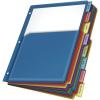 Cardinal Expanding Poly Pocket Dividers – 8 Tab Dividers w/Pockets for 3 Ring Binder – Multi Colors for Filing & Organizing Documents – Perfect for Home, Office, & School Use – 8 Dividers (Pack of 1)(Dividers)