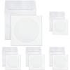 Quality Park CD/DVD Envelopes, 4-7/8 x 5 Window CD/DVD Media Sleeves, Ungummed Flaps for Storage and Filing, 24 lb. White Wove, 100/Box (62903)(5 x 5 (Pack of 5))