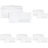 Quality Park Right-Window Envelopes, #10, 24lb, Gummed, White, 500/Box (QUA21332)(4-1/8 x 9-1/2 (Pack of 5))