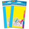 Redi-Tag Divider Sticky Notes, Tabbed Self-Stick Lined Notepads, Adhesive Notes for School, Home and Office, 120 Ruled Notes, 4″ x 6″, 2 Books Per Pack, Assorted Colors (B10290)