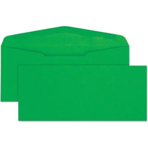 Quality Park Colored Envelope, Traditional, #10, Green, 25 per Pack (11135)(Green)