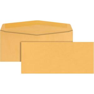 Quality Park Kraft Envelopes, #12, 4-3/4 x 11, 28lb, Brown Kraft, 500/Box (11462)(4.75×11)
