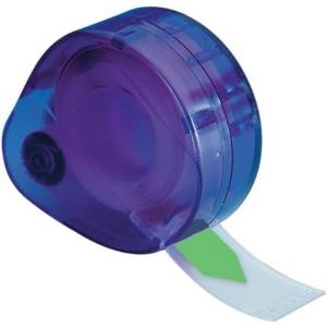 Redi-Tag “Sign Here” Page Flags with Dispenser, Blue Adhesive, Ideal for Office, School, and Home Organization, 1 Hand Dispenser with 120 Flags, 1.75″ x 0.6″ (B81034)(Light Green)