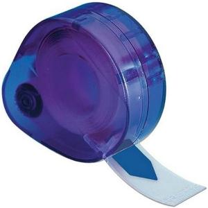 Redi-Tag “Sign Here” Page Flags with Dispenser, Blue Adhesive, Ideal for Office, School, and Home Organization, 1 Hand Dispenser with 120 Flags, 1.75″ x 0.6″ (B81034)(Blue)