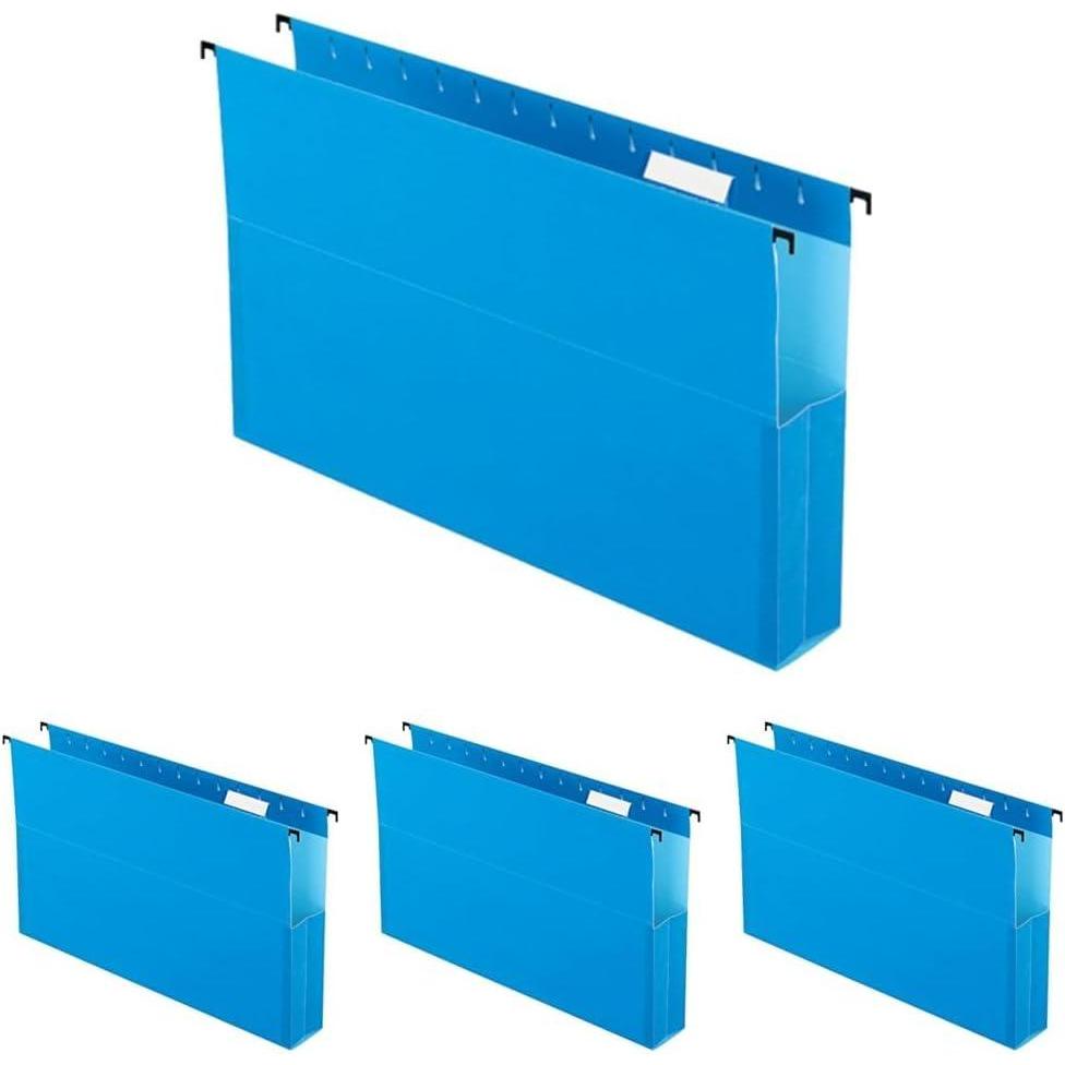 imagePendaflex SureHook Reinforced Hanging Box File 2quot Legal Blue 15 Cut 25 per box 59302EELegal Pack of 4