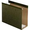 Pendaflex 04152X3 Extra Capacity Reinforced Hanging File Folders, 3″, Letter Size, Standard green, 1/5 Cut, 25/BX (4152×3)(4″)