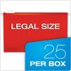 Pendaflex Recycled Hanging Folders, Black, Legal(Assorted Colors)