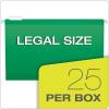 Pendaflex Recycled Hanging Folders, Black, Legal(Bright Green)