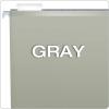 Pendaflex Recycled Hanging Folders, Black, Legal(Gray)