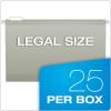 Pendaflex Recycled Hanging Folders, Black, Legal(Gray)