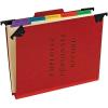 Pendaflex SER2YEL Personnel Folders, 1/3 Cut Hanging Top Tab, Letter, Yellow(Red)