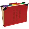 Pendaflex SER2YEL Personnel Folders, 1/3 Cut Hanging Top Tab, Letter, Yellow(Red)