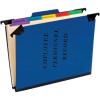 Pendaflex SER2YEL Personnel Folders, 1/3 Cut Hanging Top Tab, Letter, Yellow(Blue)