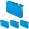 Pendaflex SureHook Reinforced Hanging Box File, 2″, Legal, Blue, 1/5 Cut, 25 per box (59302EE)(Legal (Pack of 4))