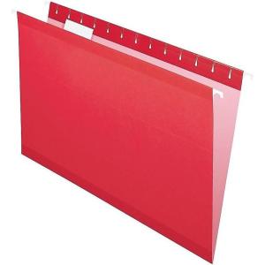 Pendaflex Recycled Hanging Folders, Black, Legal(Red)