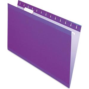 Pendaflex Recycled Hanging Folders, Black, Legal(Violet)