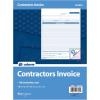 Adams Contractor Invoice Forms, 8.5 x 11.44 Inch, 3-Part, Carbonless, 100-Pack, White, Canary and Pink (NC3822)
