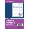 Adams General Purpose Unit Sets, 5.67 x 8.5 Inches, 2-Part, Carbonless, White/Canary, 100 Sets per Pack (NC2581)(5.67 x 8.5 Inches)
