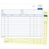 Adams Spiral Invoice Book, 8 1/2 x 7 1/4 Inches, 2-Part, Carbonless, White/Canary, 50 Sets per Book (SCD8740)(8 1/2 x 7 1/4 Inches)