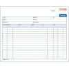 Adams Spiral Invoice Book, 8 1/2 x 7 1/4 Inches, 2-Part, Carbonless, White/Canary, 50 Sets per Book (SCD8740)(8 1/2 x 7 1/4 Inches (Pack of 12))