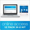 Adams W2 Forms 2021, Tax Kit for 12 Employees, 6 Part Laser W2 Forms, 3 W3, Self Seal W2 Envelopes & Adams Tax Forms Helper Online (TXA12618-21)(2020 (Old Version))