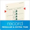 TOPS Weekly Employee Time Cards – One Sided Time Tracking Cards, Green Ink Print, 9″ x 3.5″, Manila Stock, Payroll Attendance Record, Ideal for Small to Large Businesses – 500 Cards (Pack of 1)(3-1/2″ x 9″)