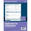 Adams Applications for Employment, 8.5 x 11 Inch, 3-Hole Punched, 50-Sheets/Pack, 2-Pack, White (9661)(Application)