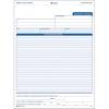 Adams Contractor Invoice Forms, 8.5 x 11.44 Inch, 3-Part, Carbonless, 100-Pack, White, Canary and Pink (NC3822)