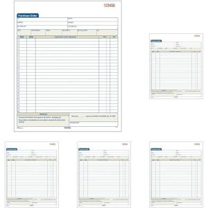 Adams Purchase Order Book, Carbonless, White/Canary, 2-Part, 8-3/8 x 10-11/16 Inches, 50 Sets (DC8131)(8-3/8″ x 10-11/16″ (Pack of 250))