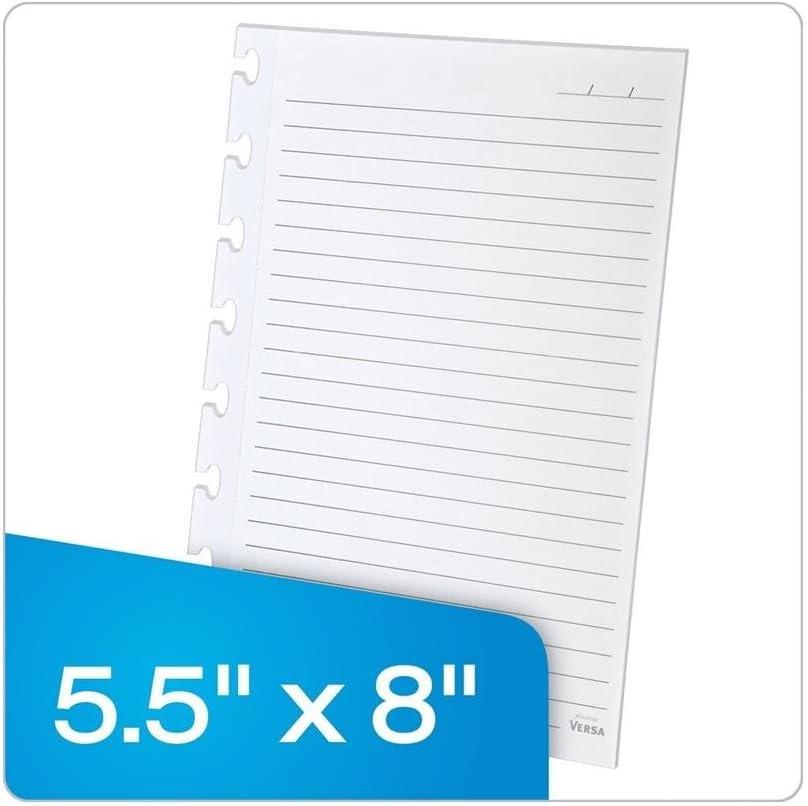 imageAmpad Versa Crossover Notebook 6 x 9 Inch Size WideRuled Navy 60 Sheets 25635Wide Rule 55 x 85 Refill