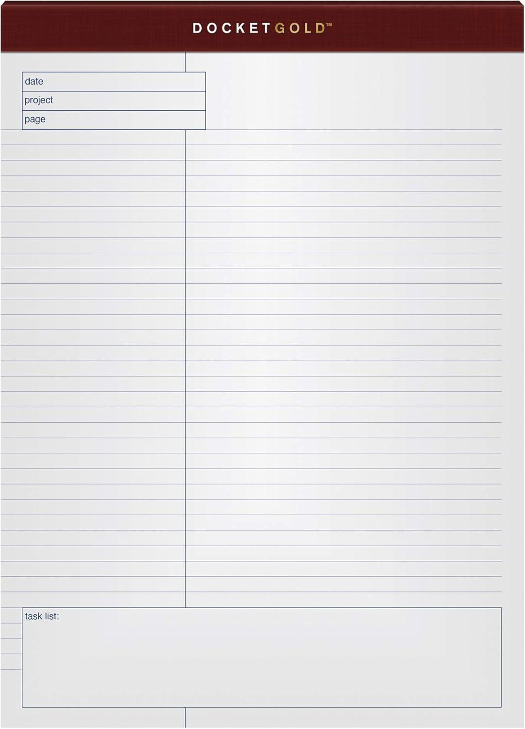imageTOPS Project Planning Pads 40 Sheets per Pad 4 Pads per Pack8 12 x 11 34 Pack of 12