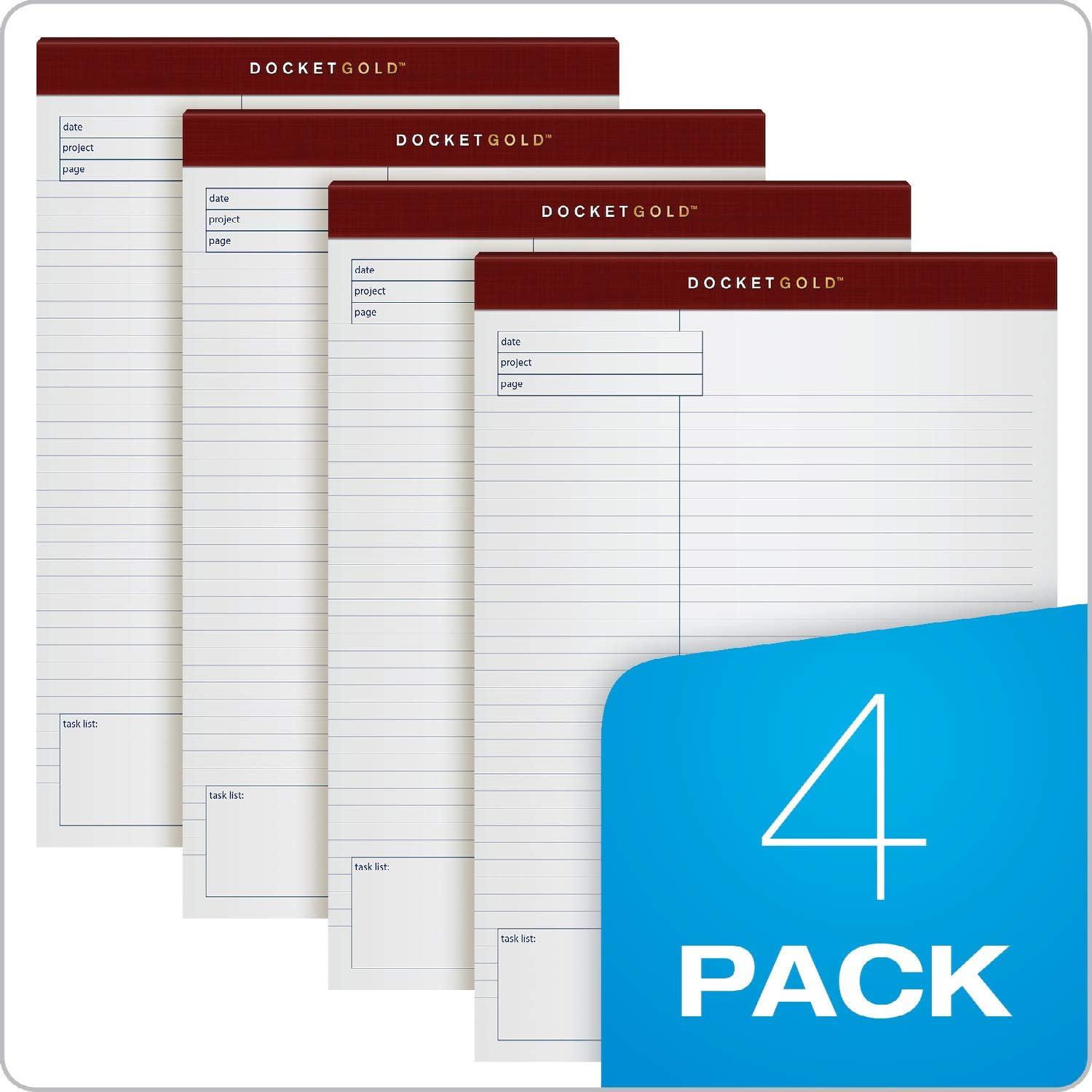imageTOPS Project Planning Pads 40 Sheets per Pad 4 Pads per Pack8 12 x 11 34 Pack of 12
