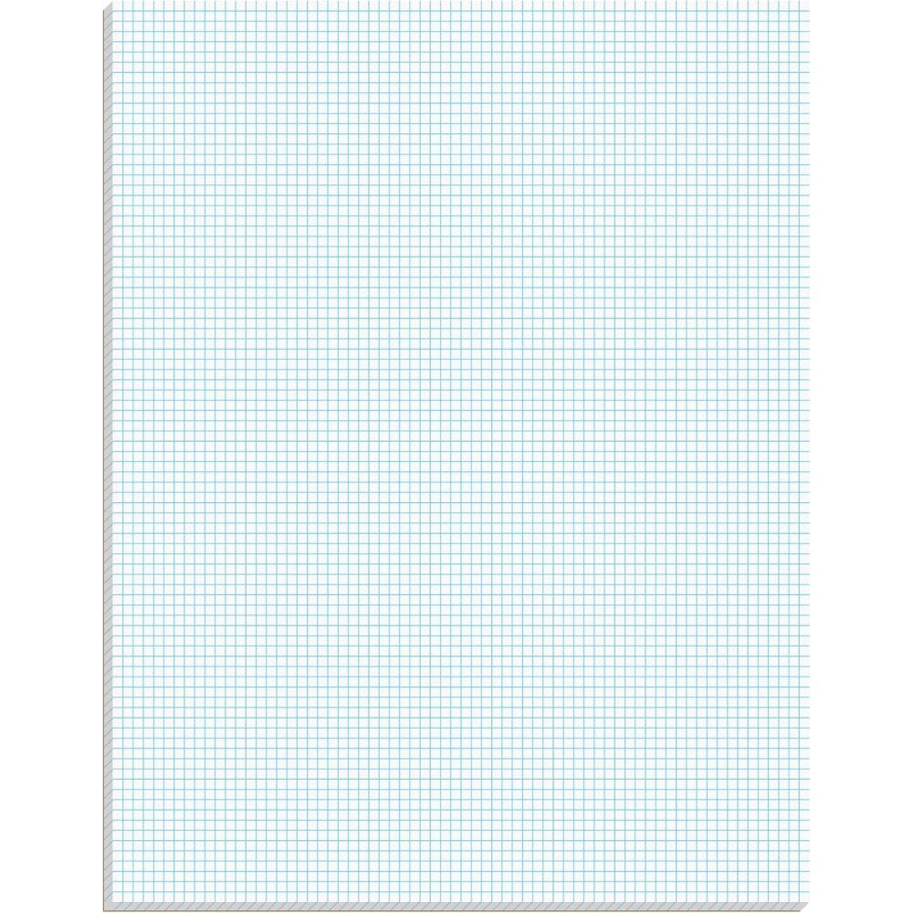 imageAmpad Quadrille Pad with 8 Squares per Inch Letter Size White 50 Sheets per Pad 22005 10 PackLetter 85 X 11