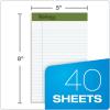 Ampad 40112R EnviroTec 100% Recycled Perforated Pad, 5×8, 20 Pound Paper, White, Jr. Legal, 40 Sheets Per Pad, 6 Pads(5″ x 8″)