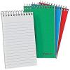 Ampad Pocket Notebook, Recycled, Size 3 x 5, Assorted Covers, Top Open, Narrow Ruled, 60 Sheets (25-087)(3 x 5)