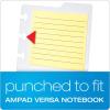 Ampad Versa Crossover Notebook, 6 x 9 Inch Size, Wide-Ruled, Navy, 60 Sheets (25-635)(Task Pad Refill)