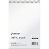 Ampad 40102R Evidence Recycled Steno Book, Gregg Rule, 6×9, White, 80 Sheets(1 Count (Pack of 1))